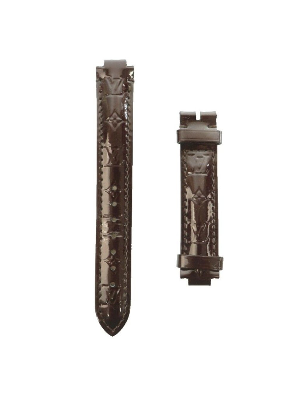 Louis Vuitton Monogram Vernis Tumble Replacement Belt Leather Brown SS